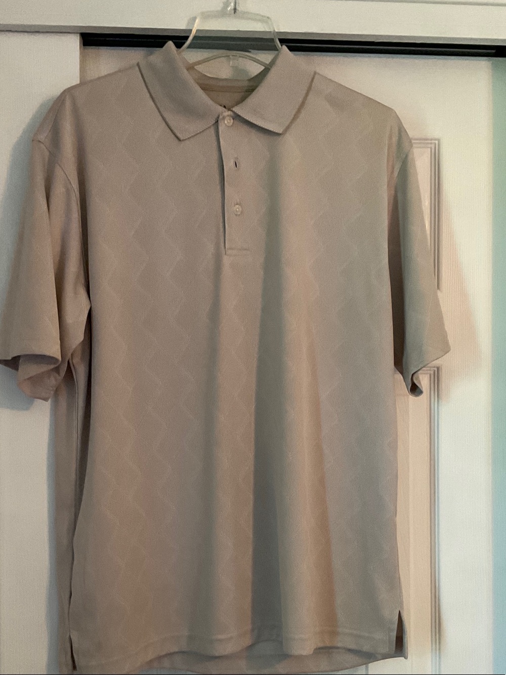 PGA Tour Men's Polo Shirt in Light Beige